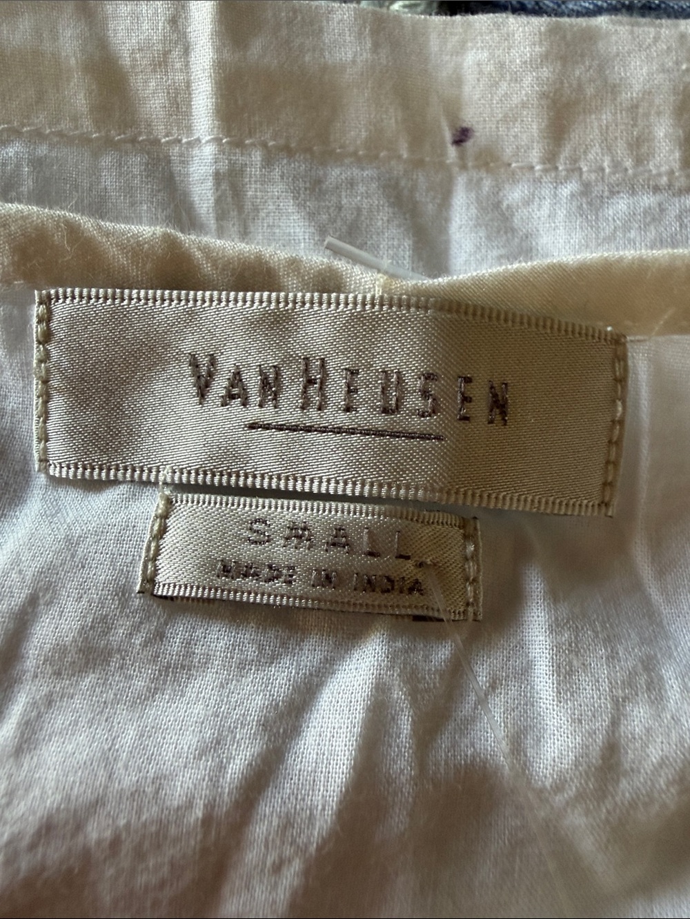 NWT Van Heusen White Eyelet Button Front Tank - Picture 7 of 10